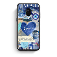 Thumbnail for Samsung A8 Summer In Greece Θήκη από τη Smartfits με σχέδιο στο πίσω μέρος και μαύρο περίβλημα | Smartphone case with colorful back and black bezels by Smartfits