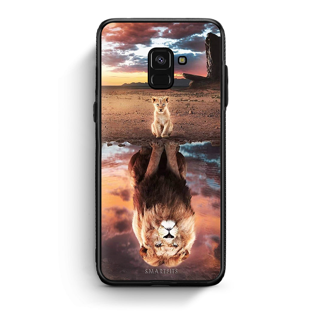 Samsung A8 Sunset Dreams Θήκη Αγίου Βαλεντίνου από τη Smartfits με σχέδιο στο πίσω μέρος και μαύρο περίβλημα | Smartphone case with colorful back and black bezels by Smartfits