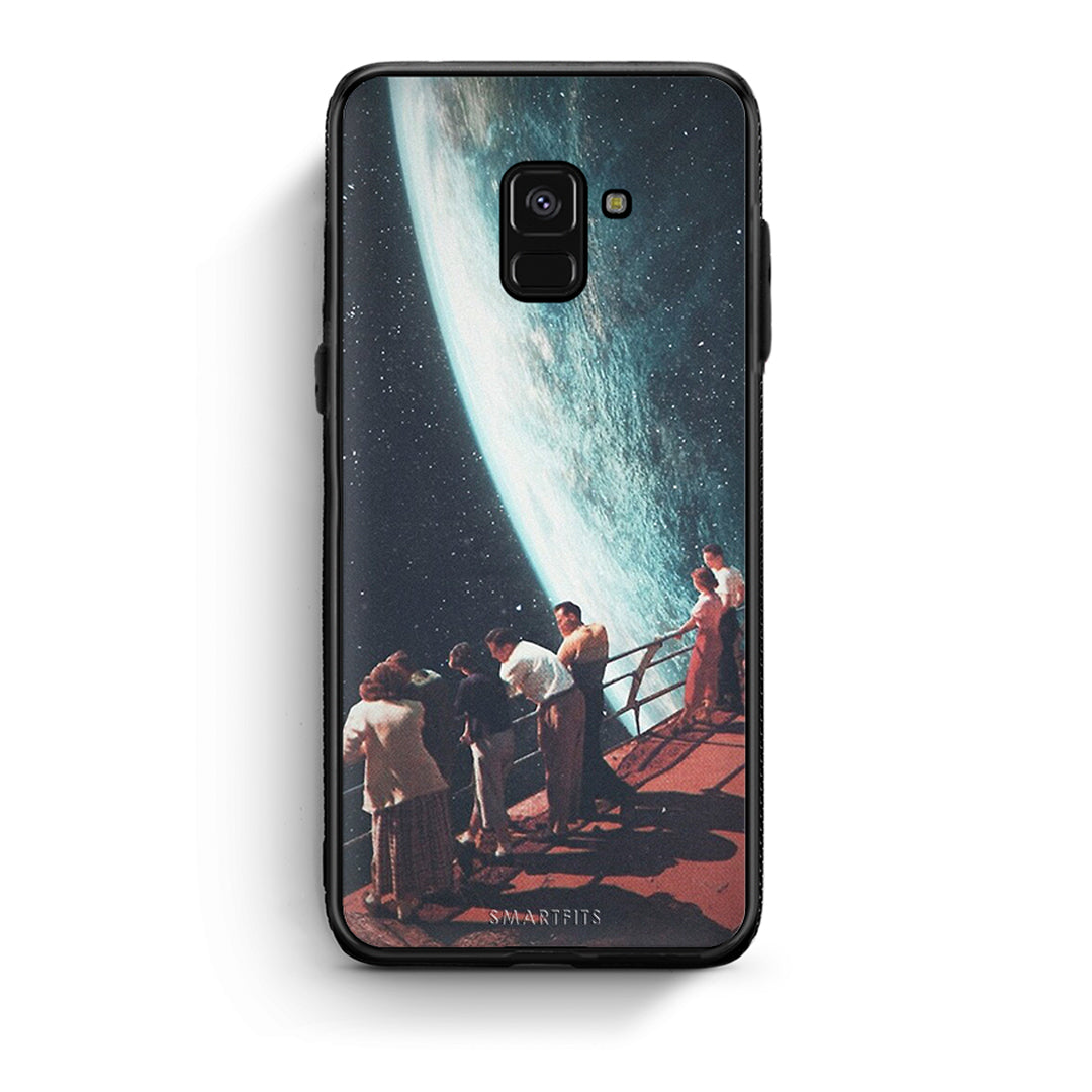 Samsung A8 Surreal View θήκη από τη Smartfits με σχέδιο στο πίσω μέρος και μαύρο περίβλημα | Smartphone case with colorful back and black bezels by Smartfits