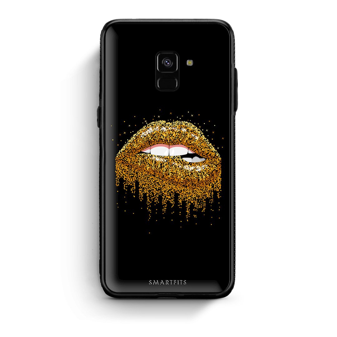 4 - Samsung A8 Golden Valentine case, cover, bumper
