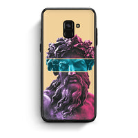 Thumbnail for Samsung A8 Zeus Art Θήκη Αγίου Βαλεντίνου από τη Smartfits με σχέδιο στο πίσω μέρος και μαύρο περίβλημα | Smartphone case with colorful back and black bezels by Smartfits