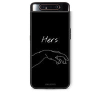 Thumbnail for Samsung A80 Aeshetic Love 1 Θήκη Αγίου Βαλεντίνου από τη Smartfits με σχέδιο στο πίσω μέρος και μαύρο περίβλημα | Smartphone case with colorful back and black bezels by Smartfits