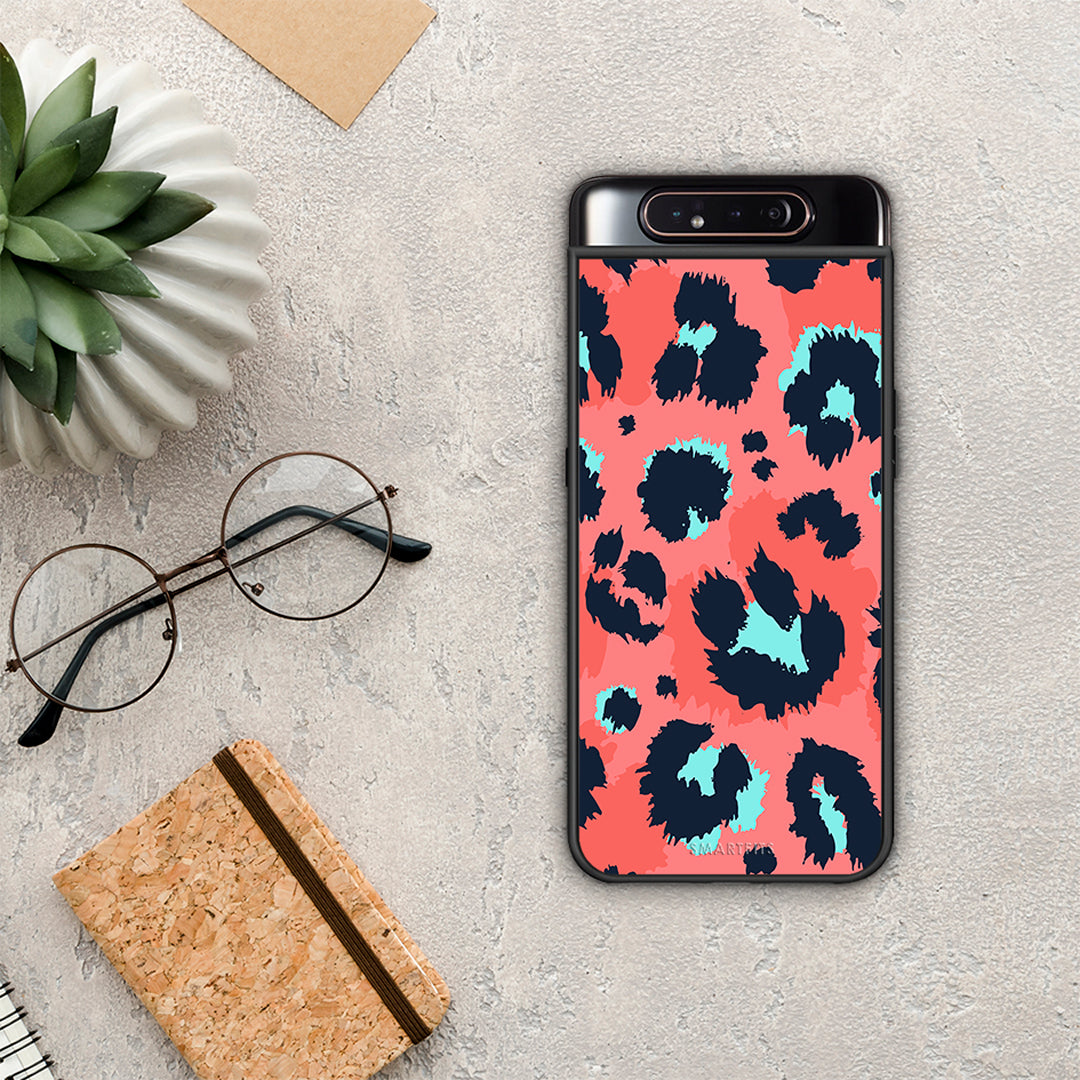 Animal Pink Leopard - Samsung Galaxy A80 θήκη