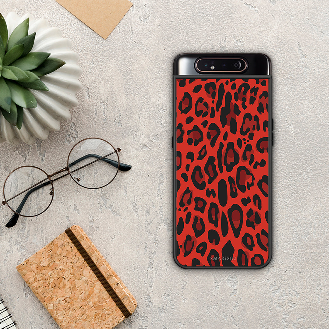 Animal Red Leopard - Samsung Galaxy A80 θήκη