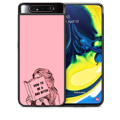 Θήκη Samsung A80 Bad Bitch από τη Smartfits με σχέδιο στο πίσω μέρος και μαύρο περίβλημα | Samsung A80 Bad Bitch case with colorful back and black bezels