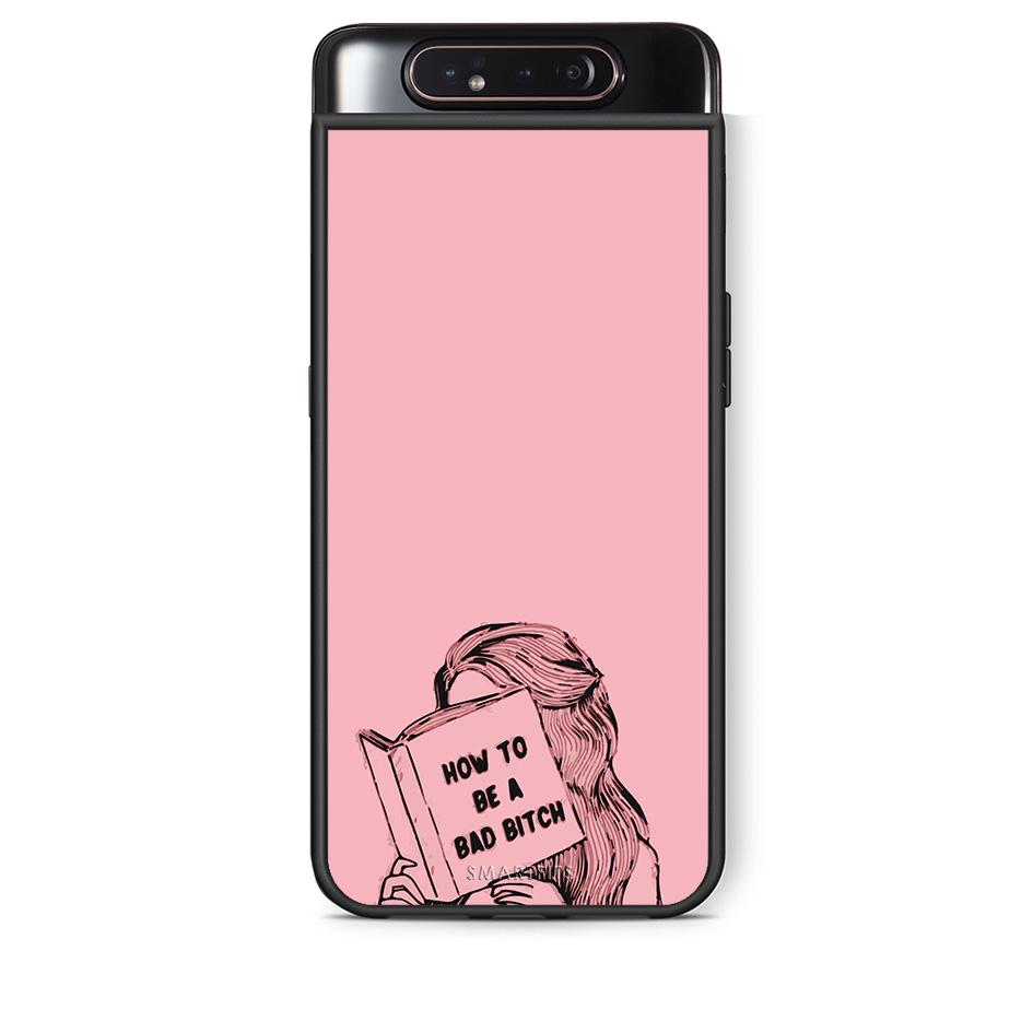 Samsung A80 Bad Bitch θήκη από τη Smartfits με σχέδιο στο πίσω μέρος και μαύρο περίβλημα | Smartphone case with colorful back and black bezels by Smartfits