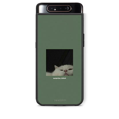 Samsung A80 Bitch Surprise θήκη από τη Smartfits με σχέδιο στο πίσω μέρος και μαύρο περίβλημα | Smartphone case with colorful back and black bezels by Smartfits