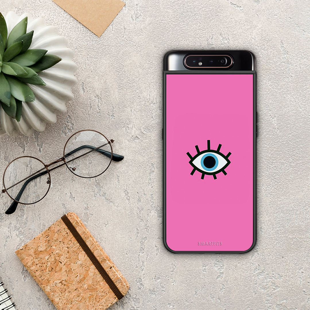 Blue Eye Pink - Samsung Galaxy A80 θήκη