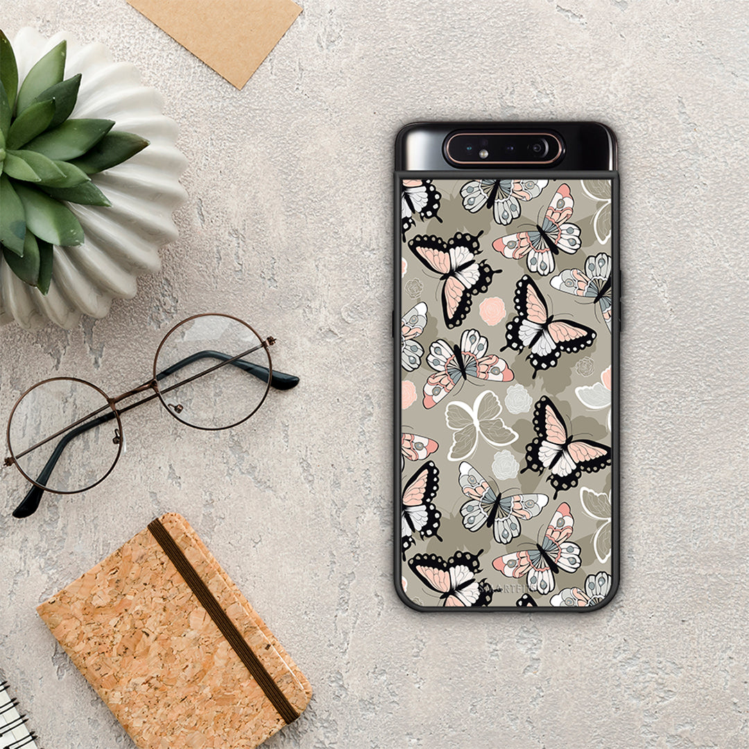 Boho Butterflies - Samsung Galaxy A80 θήκη
