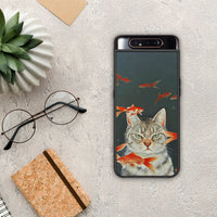 Thumbnail for Cat Goldfish - Samsung Galaxy A80 θήκη
