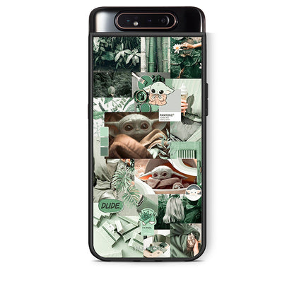 Samsung A80 Collage Dude Θήκη Αγίου Βαλεντίνου από τη Smartfits με σχέδιο στο πίσω μέρος και μαύρο περίβλημα | Smartphone case with colorful back and black bezels by Smartfits