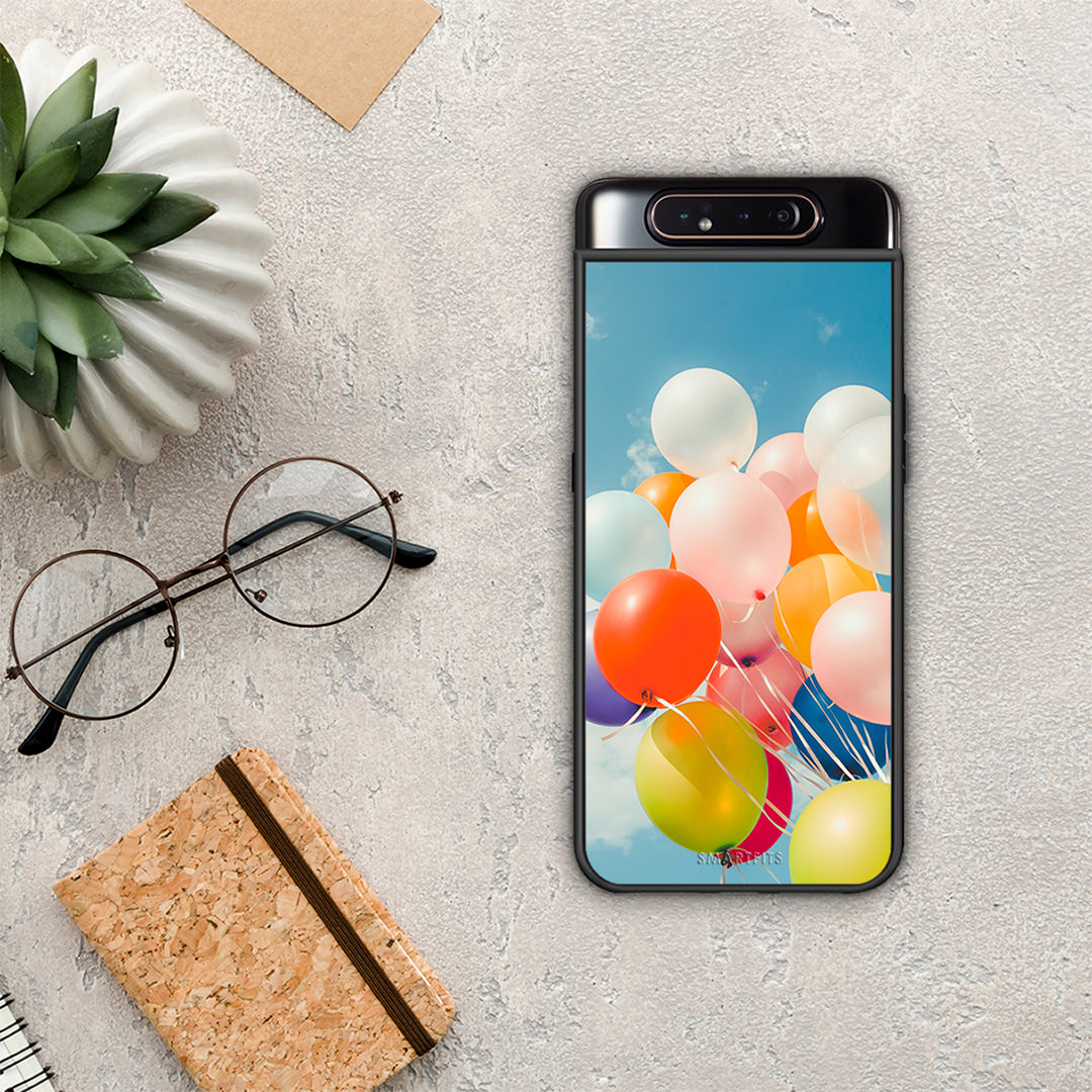 Colorful Balloons - Samsung Galaxy A80 θήκη