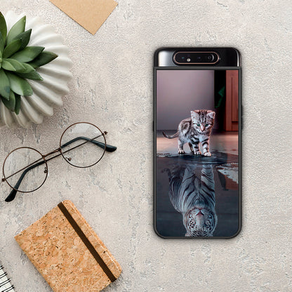 Cute Tiger - Samsung Galaxy A80 θήκη