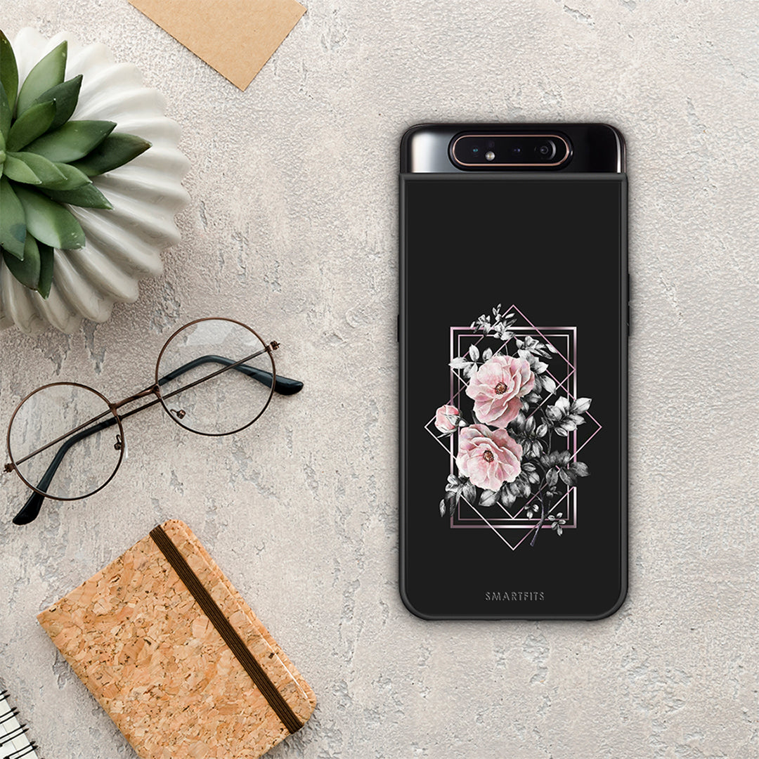 Flower Frame - Samsung Galaxy A80 θήκη