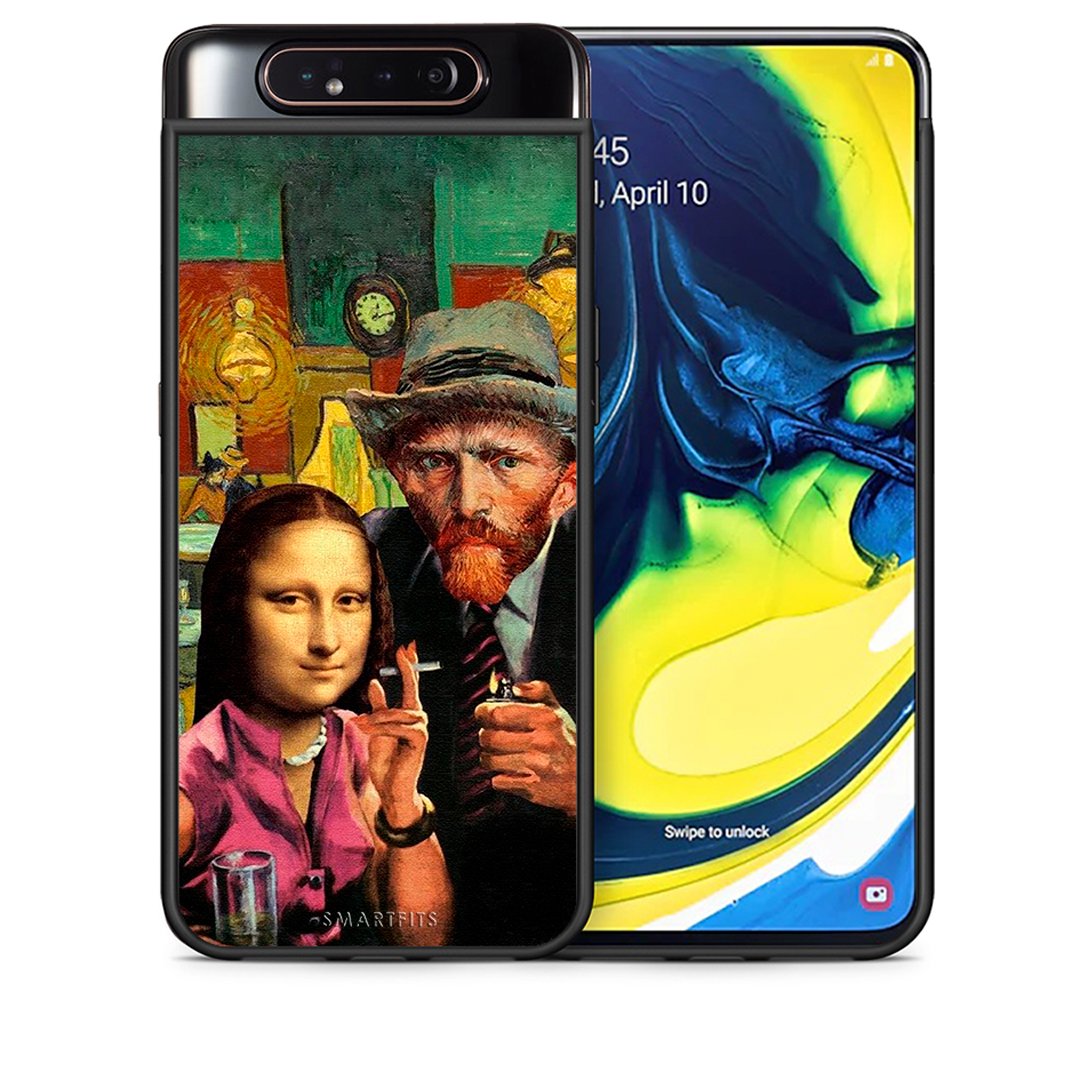 Θήκη Samsung A80 Funny Art από τη Smartfits με σχέδιο στο πίσω μέρος και μαύρο περίβλημα | Samsung A80 Funny Art case with colorful back and black bezels