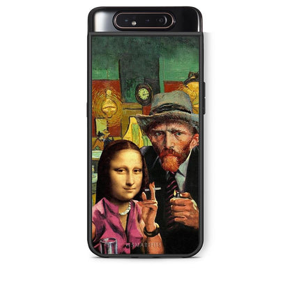 Samsung A80 Funny Art θήκη από τη Smartfits με σχέδιο στο πίσω μέρος και μαύρο περίβλημα | Smartphone case with colorful back and black bezels by Smartfits