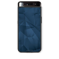 Thumbnail for 39 - Samsung A80 Blue Abstract Geometric case, cover, bumper