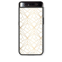 Thumbnail for 111 - Samsung A80 Luxury White Geometric case, cover, bumper