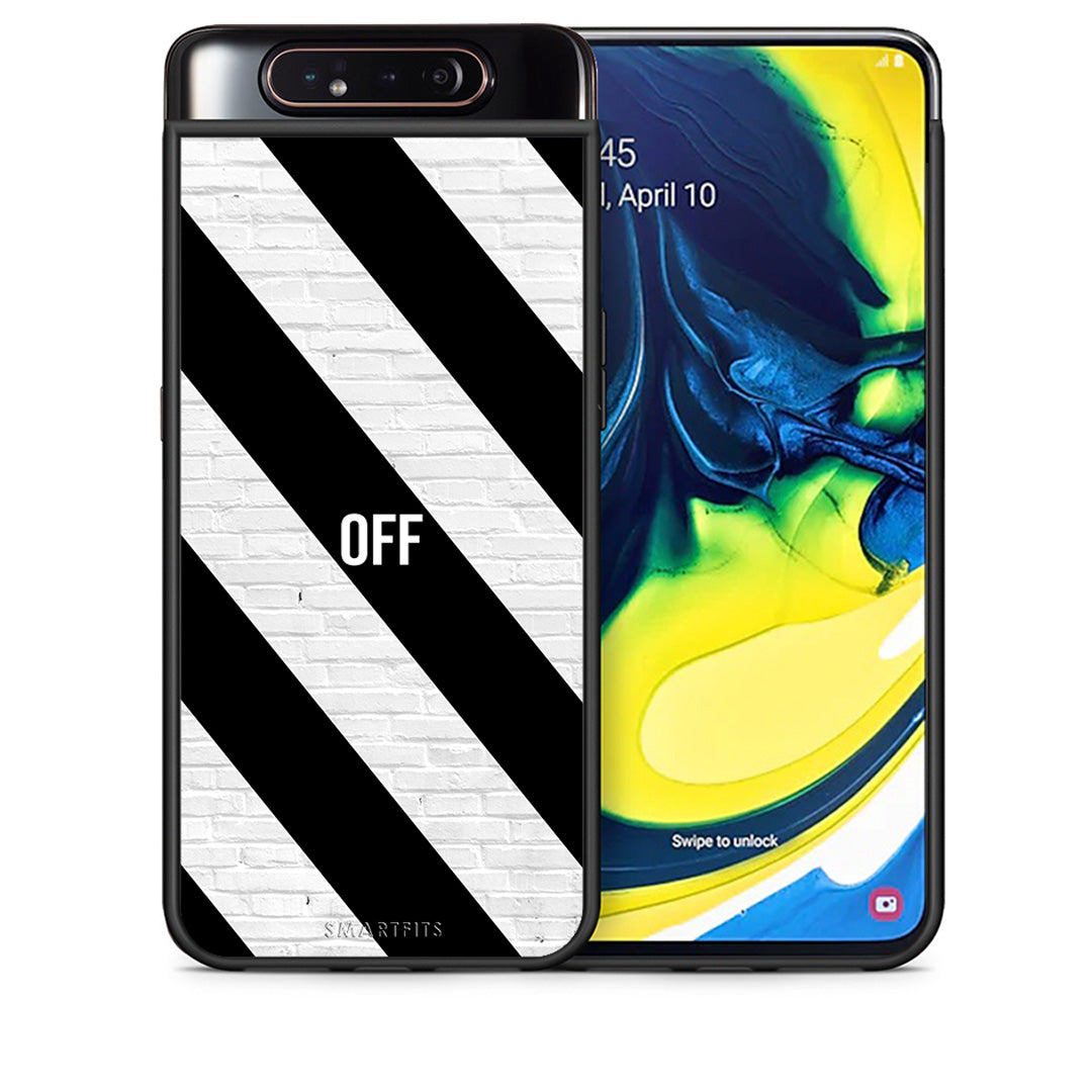 Θήκη Samsung A80 Get Off από τη Smartfits με σχέδιο στο πίσω μέρος και μαύρο περίβλημα | Samsung A80 Get Off case with colorful back and black bezels