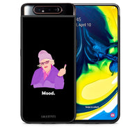 Thumbnail for Θήκη Samsung A80 Grandma Mood Black από τη Smartfits με σχέδιο στο πίσω μέρος και μαύρο περίβλημα | Samsung A80 Grandma Mood Black case with colorful back and black bezels