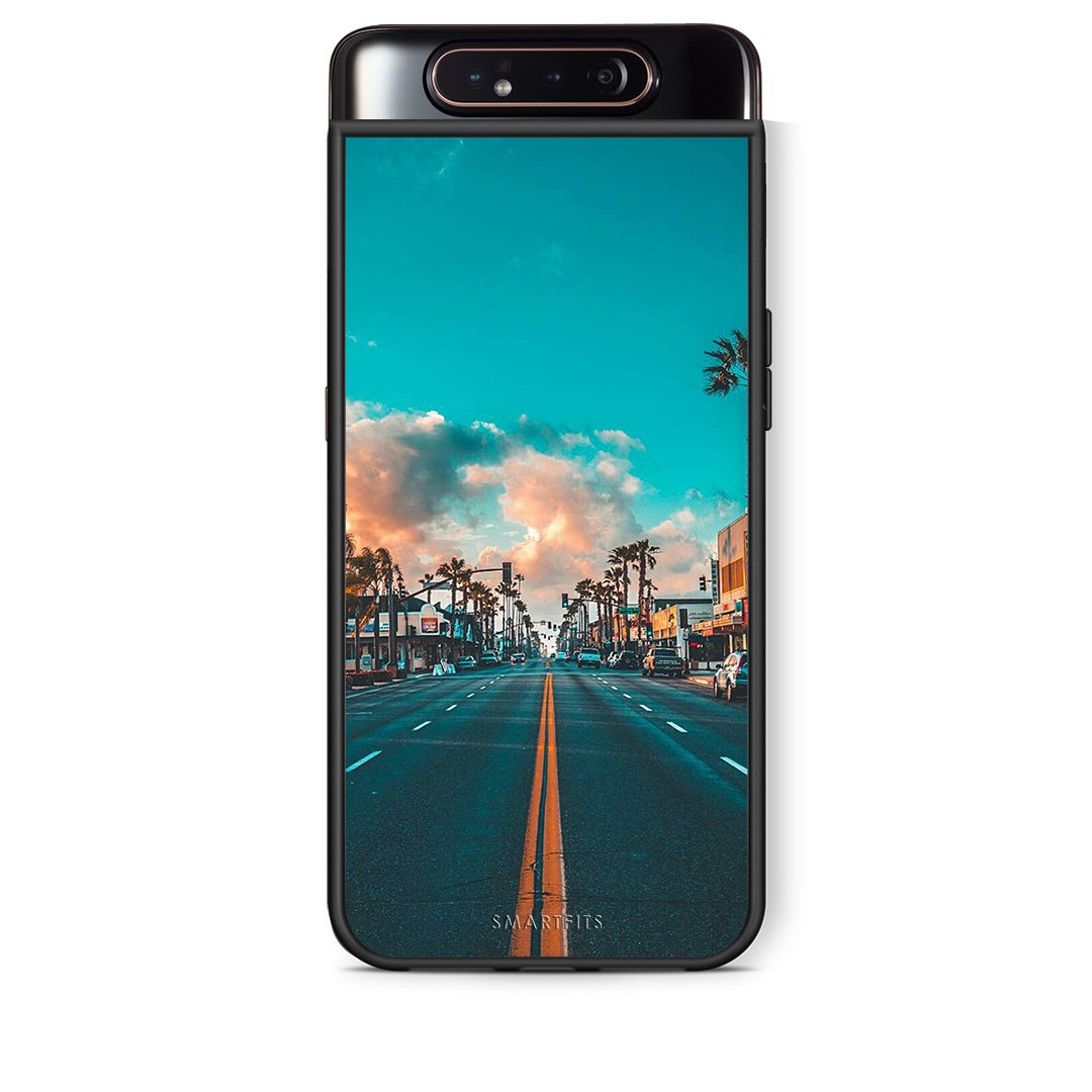 4 - Samsung A80 City Landscape case, cover, bumper