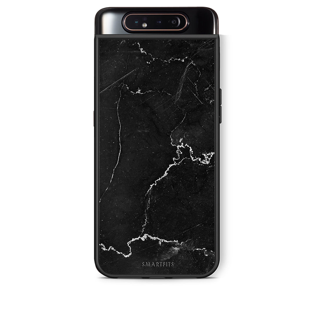 Samsung A80 Marble Black θήκη από τη Smartfits με σχέδιο στο πίσω μέρος και μαύρο περίβλημα | Smartphone case with colorful back and black bezels by Smartfits