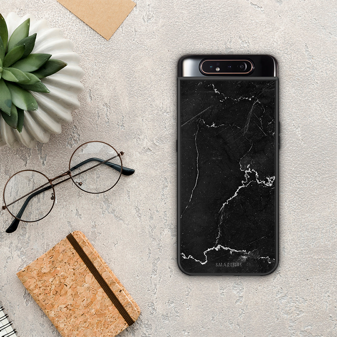 Marble Black - Samsung Galaxy A80 θήκη