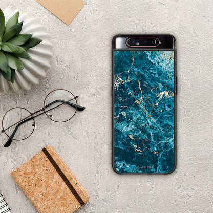Marble Blue - Samsung Galaxy A80 θήκη