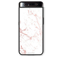 Thumbnail for 116 - Samsung A80 Pink Splash Marble case, cover, bumper