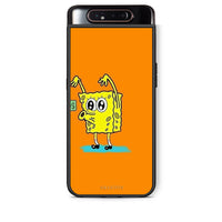 Thumbnail for Samsung A80 No Money 2 Θήκη Αγίου Βαλεντίνου από τη Smartfits με σχέδιο στο πίσω μέρος και μαύρο περίβλημα | Smartphone case with colorful back and black bezels by Smartfits