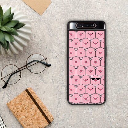 Pig Glasses - Samsung Galaxy A80 θήκη