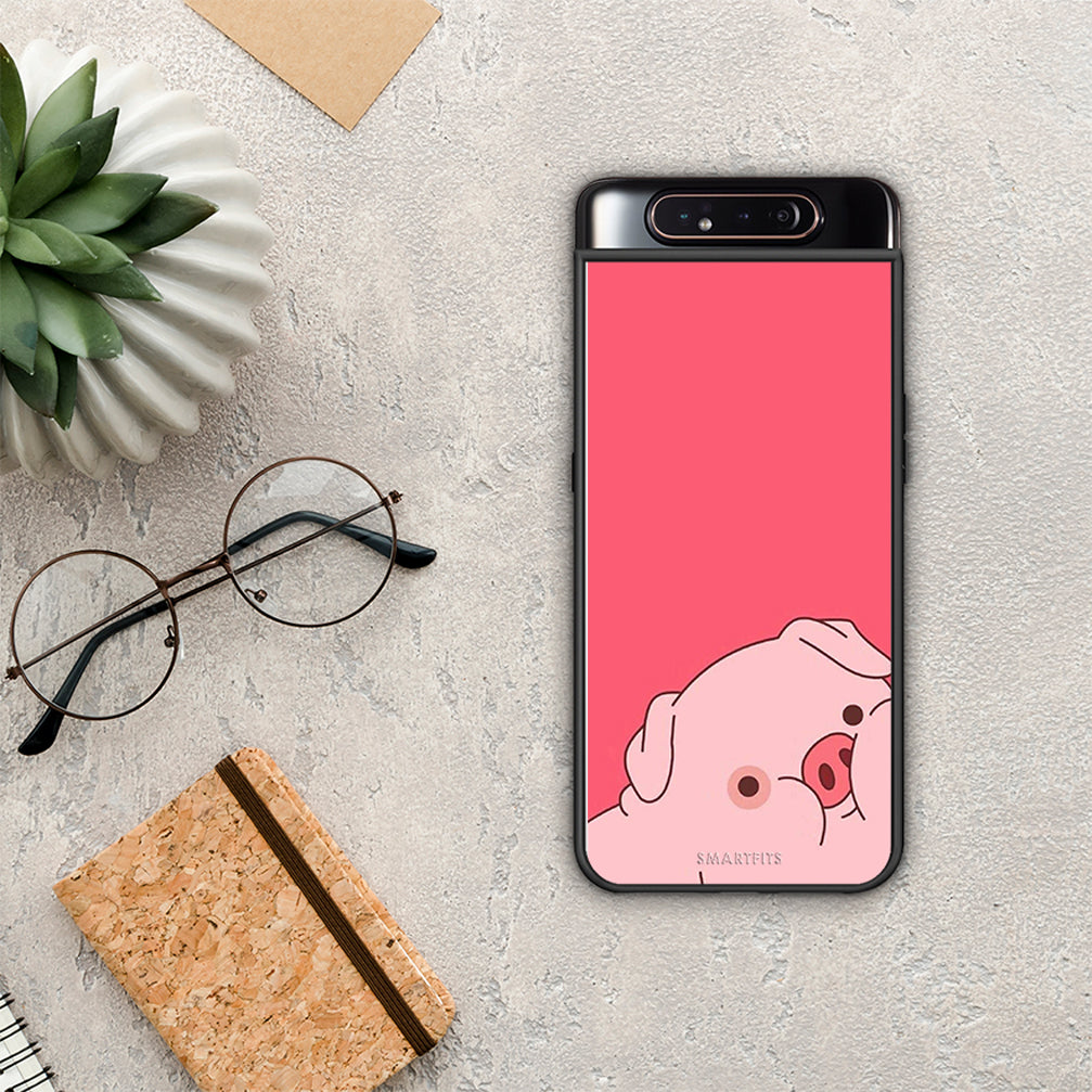 Pig Love 1 - Samsung Galaxy A80 θήκη