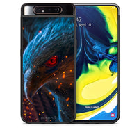 Thumbnail for Θήκη Samsung A80 Eagle PopArt από τη Smartfits με σχέδιο στο πίσω μέρος και μαύρο περίβλημα | Samsung A80 Eagle PopArt case with colorful back and black bezels