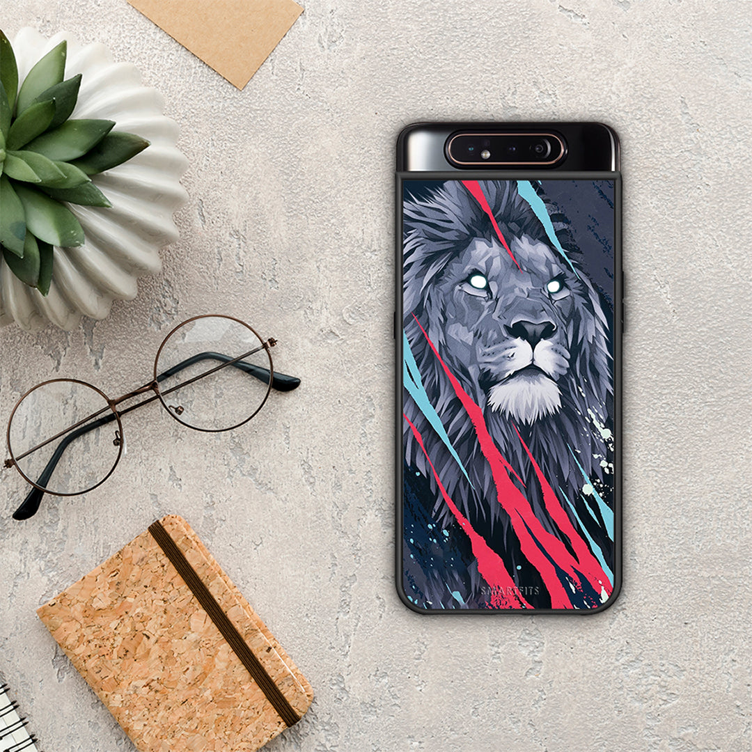 PopArt Lion Designer - Samsung Galaxy A80 θήκη