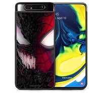 Thumbnail for Θήκη Samsung A80 SpiderVenom PopArt από τη Smartfits με σχέδιο στο πίσω μέρος και μαύρο περίβλημα | Samsung A80 SpiderVenom PopArt case with colorful back and black bezels