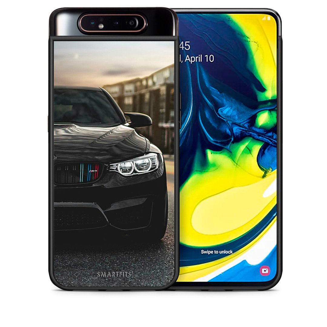 Θήκη Samsung A80 M3 Racing από τη Smartfits με σχέδιο στο πίσω μέρος και μαύρο περίβλημα | Samsung A80 M3 Racing case with colorful back and black bezels