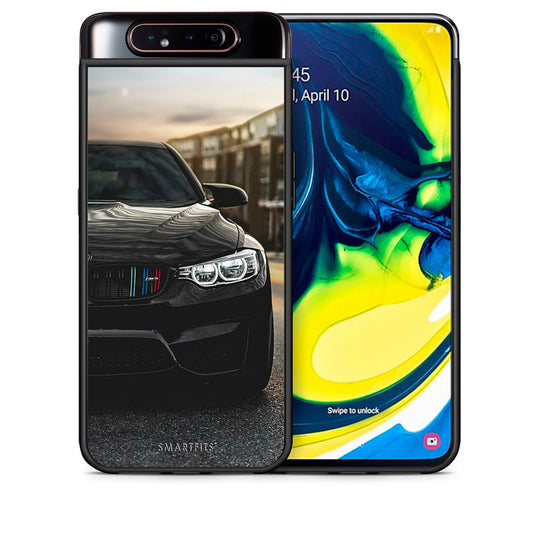 Θήκη Samsung A80 M3 Racing από τη Smartfits με σχέδιο στο πίσω μέρος και μαύρο περίβλημα | Samsung A80 M3 Racing case with colorful back and black bezels