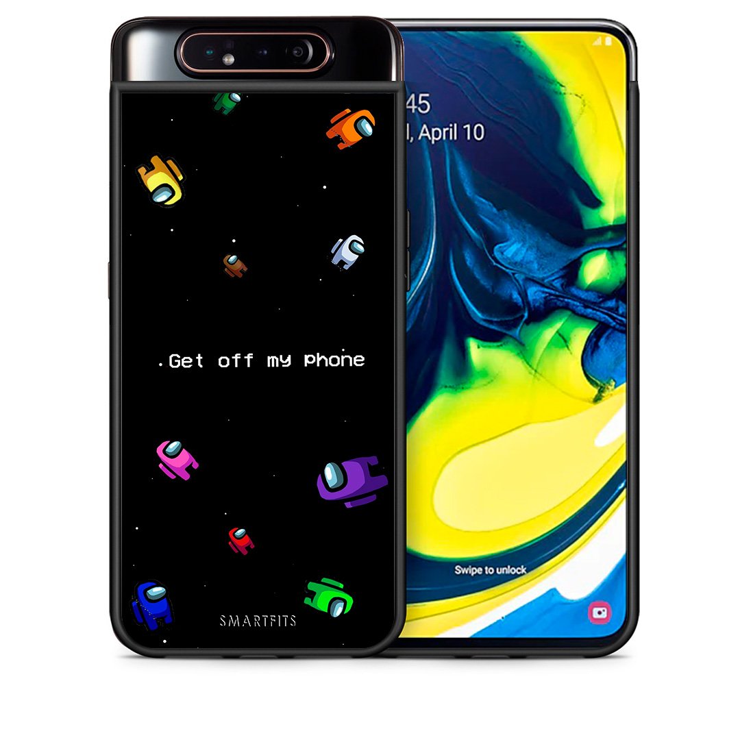 Θήκη Samsung A80 AFK Text από τη Smartfits με σχέδιο στο πίσω μέρος και μαύρο περίβλημα | Samsung A80 AFK Text case with colorful back and black bezels