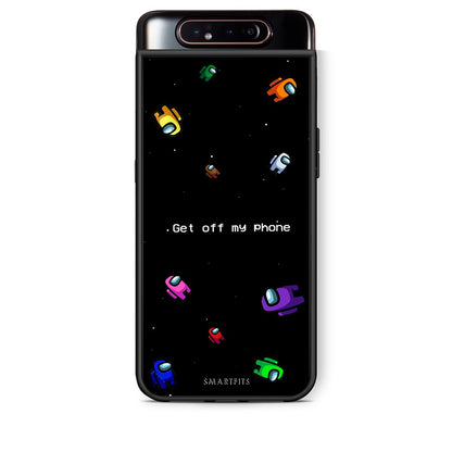 4 - Samsung A80 AFK Text case, cover, bumper