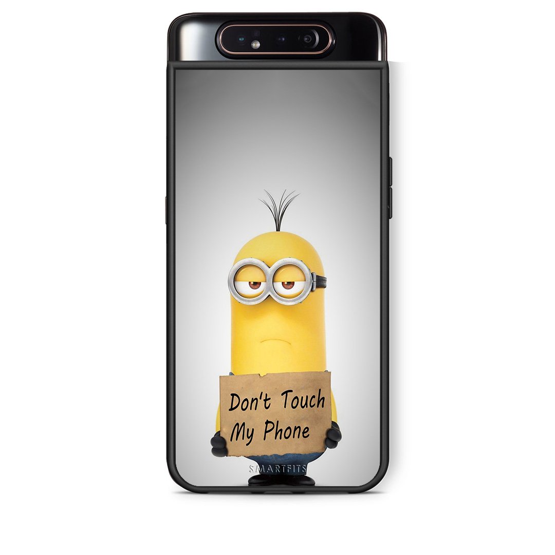 4 - Samsung A80 Minion Text case, cover, bumper