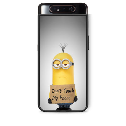 4 - Samsung A80 Minion Text case, cover, bumper