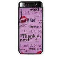 Thumbnail for Samsung A80 Thank You Next Θήκη Αγίου Βαλεντίνου από τη Smartfits με σχέδιο στο πίσω μέρος και μαύρο περίβλημα | Smartphone case with colorful back and black bezels by Smartfits