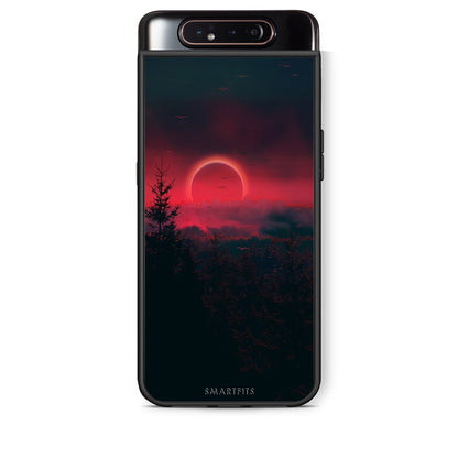 4 - Samsung A80 Sunset Tropic case, cover, bumper