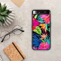 Thumbnail for Tropical Flowers - Samsung Galaxy A80 θήκη