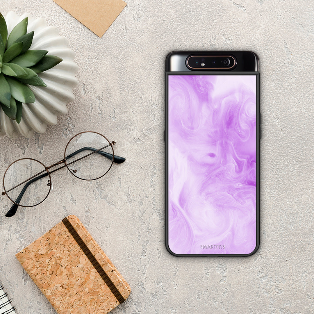 Watercolor Lavender - Samsung Galaxy A80 θήκη