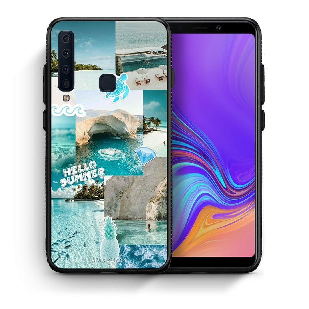 Θήκη Samsung A9 Aesthetic Summer από τη Smartfits με σχέδιο στο πίσω μέρος και μαύρο περίβλημα | Samsung A9 Aesthetic Summer case with colorful back and black bezels