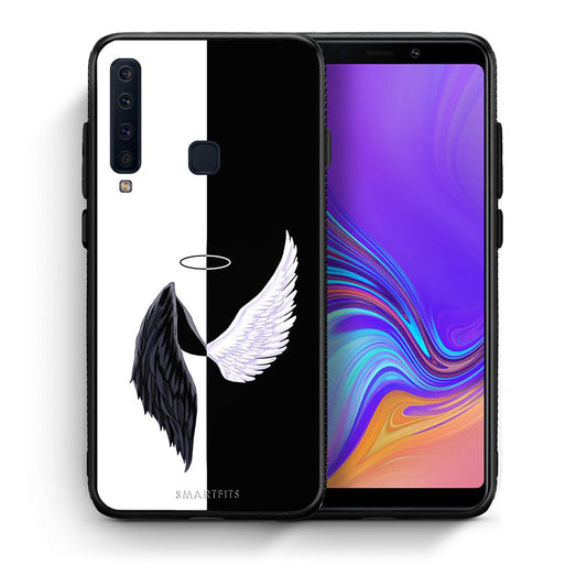 Θήκη Samsung A9 Angels Demons από τη Smartfits με σχέδιο στο πίσω μέρος και μαύρο περίβλημα | Samsung A9 Angels Demons case with colorful back and black bezels
