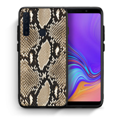 Θήκη Samsung A9 Fashion Snake Animal από τη Smartfits με σχέδιο στο πίσω μέρος και μαύρο περίβλημα | Samsung A9 Fashion Snake Animal case with colorful back and black bezels