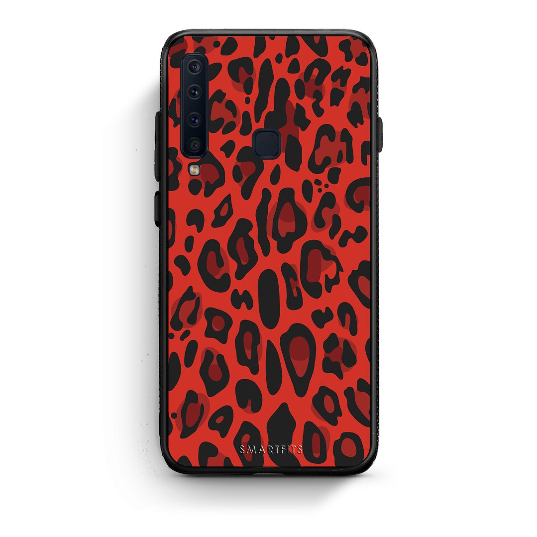 4 - samsung galaxy a9 Red Leopard Animal case, cover, bumper