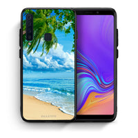 Thumbnail for Θήκη Samsung A9 Beautiful Beach από τη Smartfits με σχέδιο στο πίσω μέρος και μαύρο περίβλημα | Samsung A9 Beautiful Beach case with colorful back and black bezels